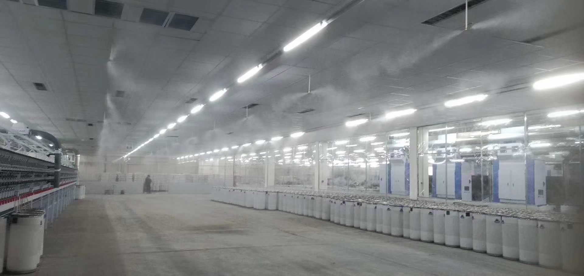 山東如意科技集團紡織廠加濕案例—高壓微霧加濕系統