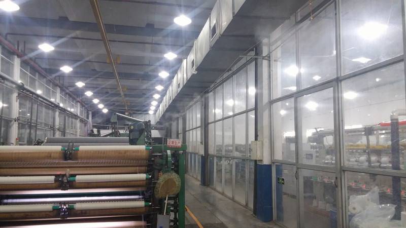 工業吊扇+冷風機+噴霧降溫視頻案例